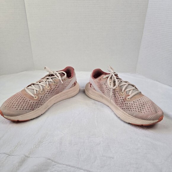 Under Armour Women's Running Sneaker Charged Impulse Shoes Peach Plasma SZ 9.5 - Picture 7 of 9